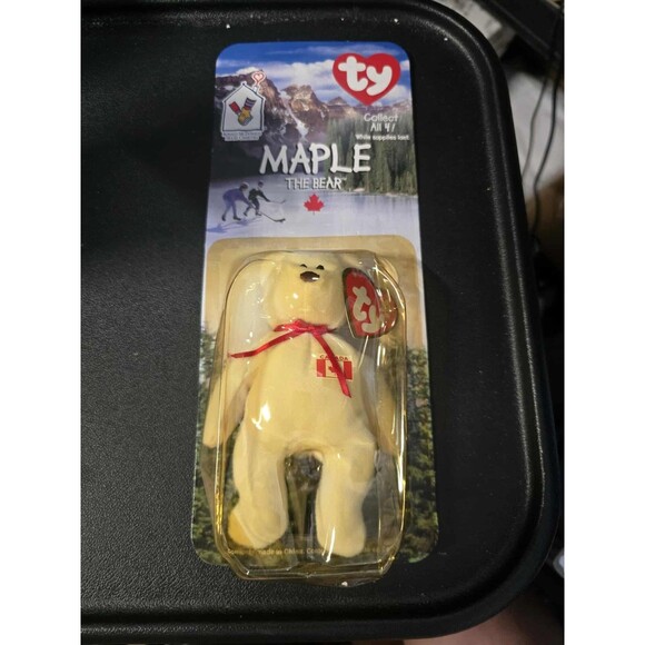Maple The Bear 1999 McDonalds Ty Beanie Baby sealed in box - Picture 1 of 1